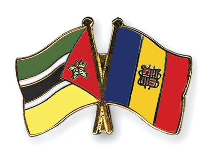 Fahnen Pins Mosambik Andorra