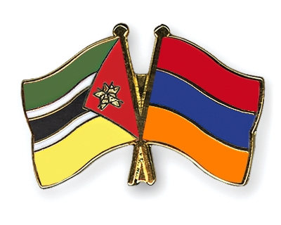 Fahnen Pins Mosambik Armenien
