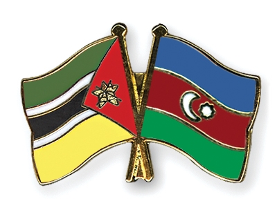 Fahnen Pins Mosambik Aserbaidschan