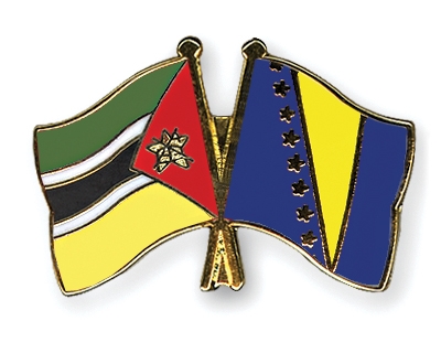 Fahnen Pins Mosambik Bosnien-und-Herzegowina