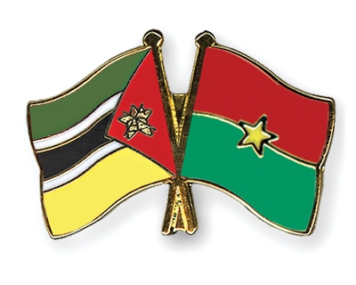 Fahnen Pins Mosambik Burkina-Faso