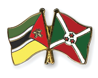 Fahnen Pins Mosambik Burundi