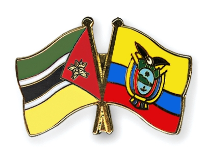 Fahnen Pins Mosambik Ecuador