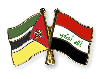 Fahnen Pins Mosambik Irak