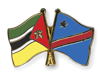 Fahnen Pins Mosambik Kongo-Demokratische-Republik