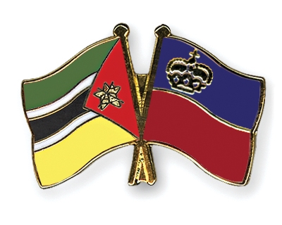 Fahnen Pins Mosambik Liechtenstein