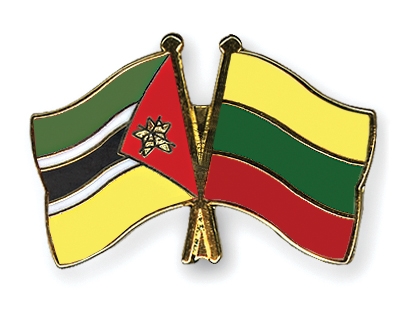 Fahnen Pins Mosambik Litauen
