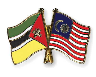 Fahnen Pins Mosambik Malaysia