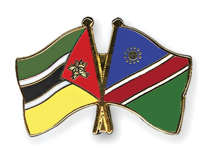 Fahnen Pins Mosambik Namibia