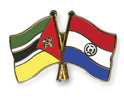 Fahnen Pins Mosambik Paraguay