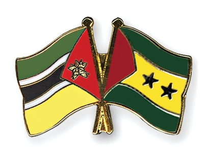 Fahnen Pins Mosambik Sao-Tome-und-Principe