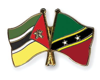 Fahnen Pins Mosambik St-Kitts-und-Nevis