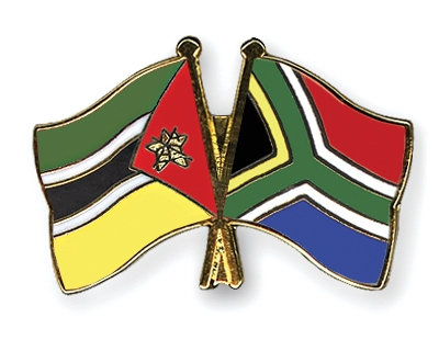 Fahnen Pins Mosambik Sdafrika