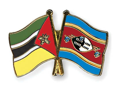 Fahnen Pins Mosambik Swasiland