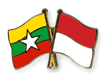 Fahnen Pins Myanmar Monaco