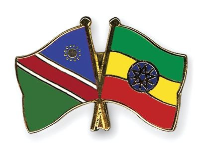 Fahnen Pins Namibia thiopien