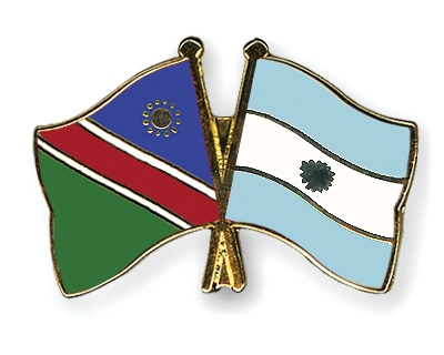 Fahnen Pins Namibia Argentinien