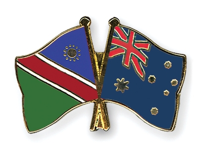 Fahnen Pins Namibia Australien