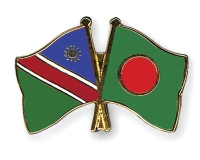 Fahnen Pins Namibia Bangladesch