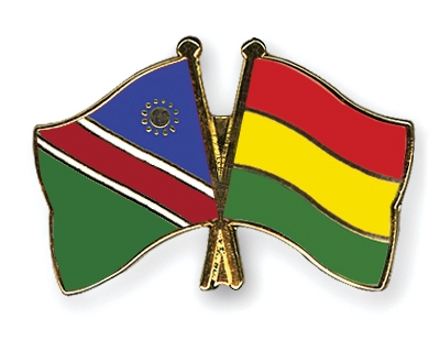 Fahnen Pins Namibia Bolivien