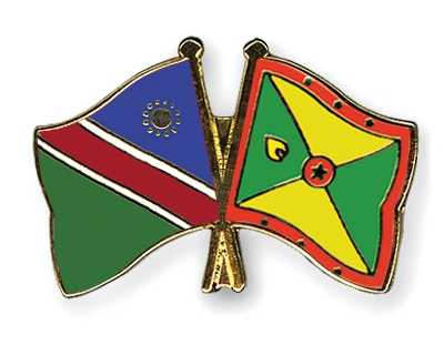 Fahnen Pins Namibia Grenada