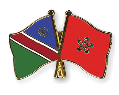 Fahnen Pins Namibia Hong-Kong