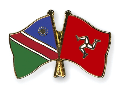 Fahnen Pins Namibia Isle-of-Man