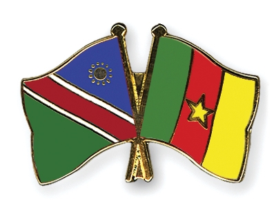 Fahnen Pins Namibia Kamerun