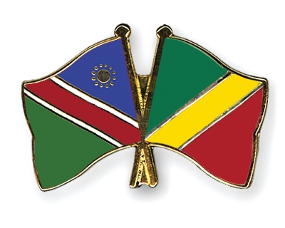 Fahnen Pins Namibia Kongo-Republik