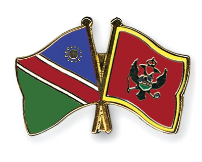 Fahnen Pins Namibia Montenegro