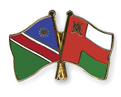 Fahnen Pins Namibia Oman