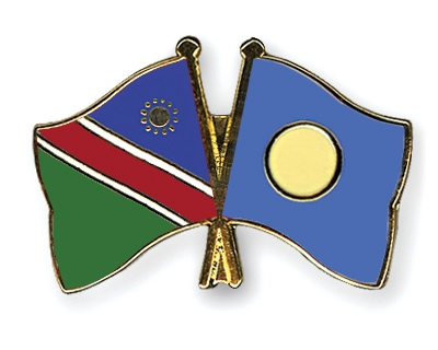 Fahnen Pins Namibia Palau