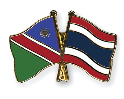 Fahnen Pins Namibia Thailand