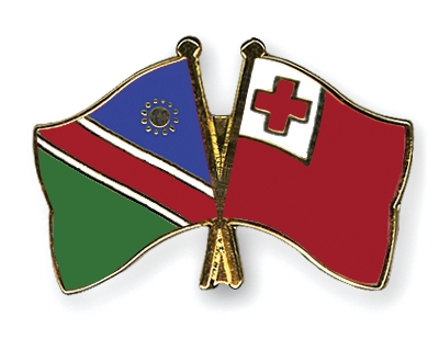 Fahnen Pins Namibia Tonga