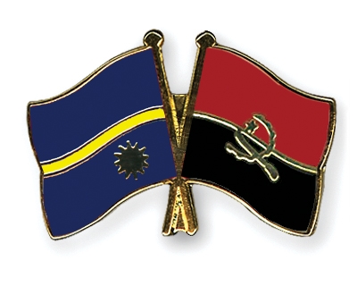 Fahnen Pins Nauru Angola