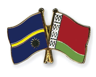 Fahnen Pins Nauru Belarus