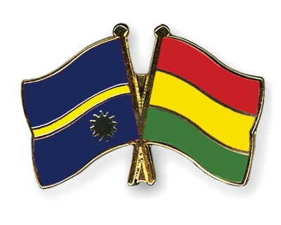 Fahnen Pins Nauru Bolivien