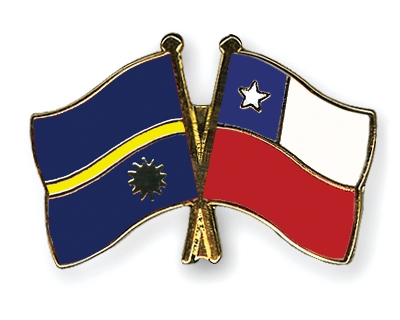 Fahnen Pins Nauru Chile