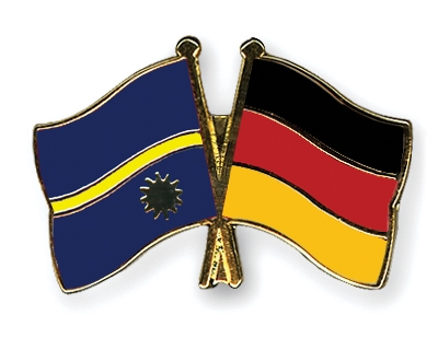 Fahnen Pins Nauru Deutschland