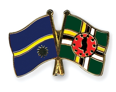 Fahnen Pins Nauru Dominica