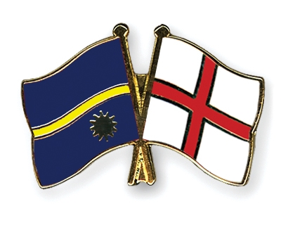 Fahnen Pins Nauru England