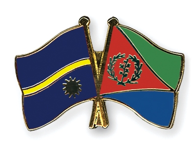 Fahnen Pins Nauru Eritrea