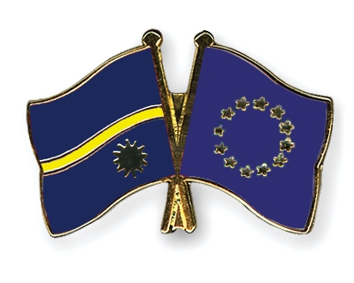 Fahnen Pins Nauru Europa