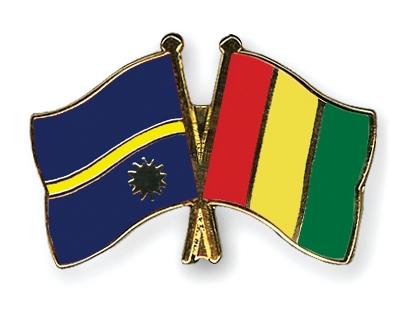 Fahnen Pins Nauru Guinea