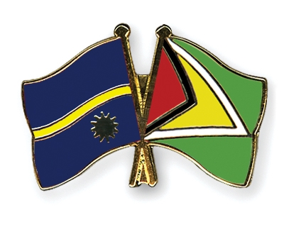 Fahnen Pins Nauru Guyana