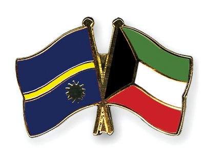 Fahnen Pins Nauru Kuwait