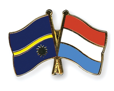 Fahnen Pins Nauru Luxemburg