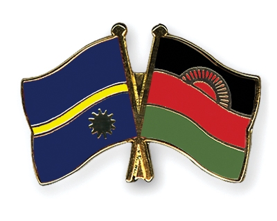 Fahnen Pins Nauru Malawi