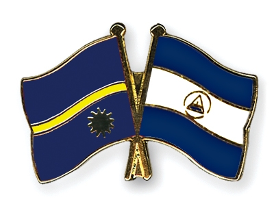 Fahnen Pins Nauru Nicaragua