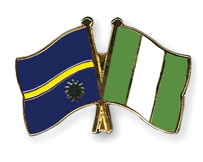 Fahnen Pins Nauru Nigeria